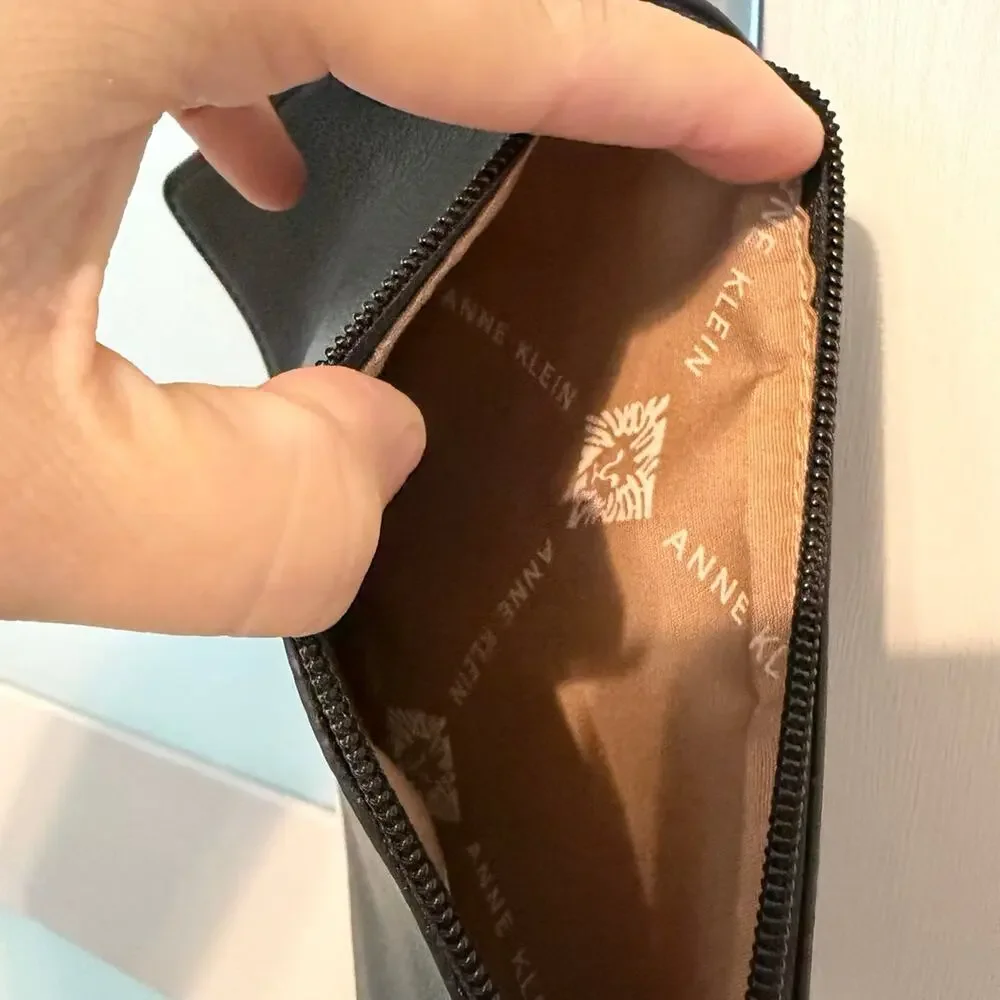 Anne Klein Black Wristlet